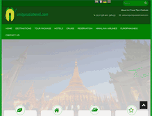Tablet Screenshot of myanmartoursoperator.com